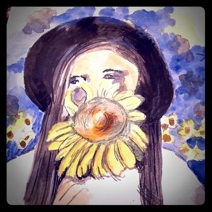 Watercolor painting on 11x15 watercolor paper